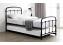 3ft Single Retro Black Overnight Guest Bed Frame 5